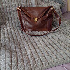 Marino Orlandi Brown Leather Shoulder bag